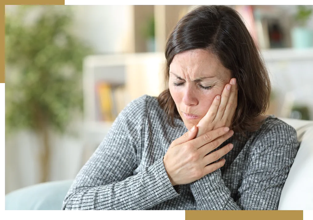 Patient with toothache