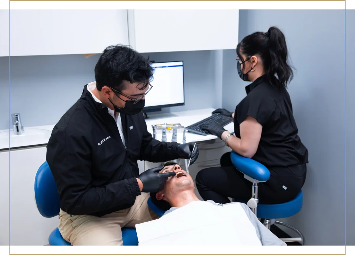 Dental crown procedure